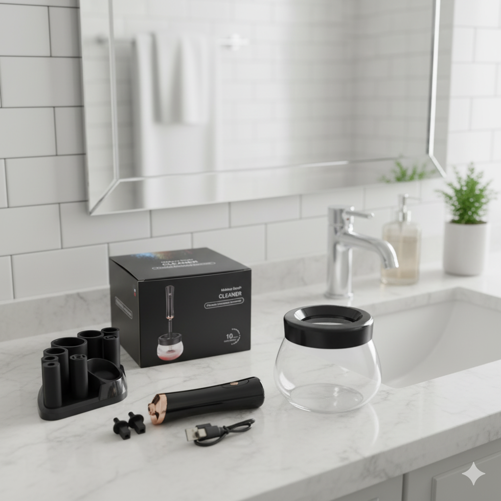 3-in-1 Electric Makeup Brush Cleaner